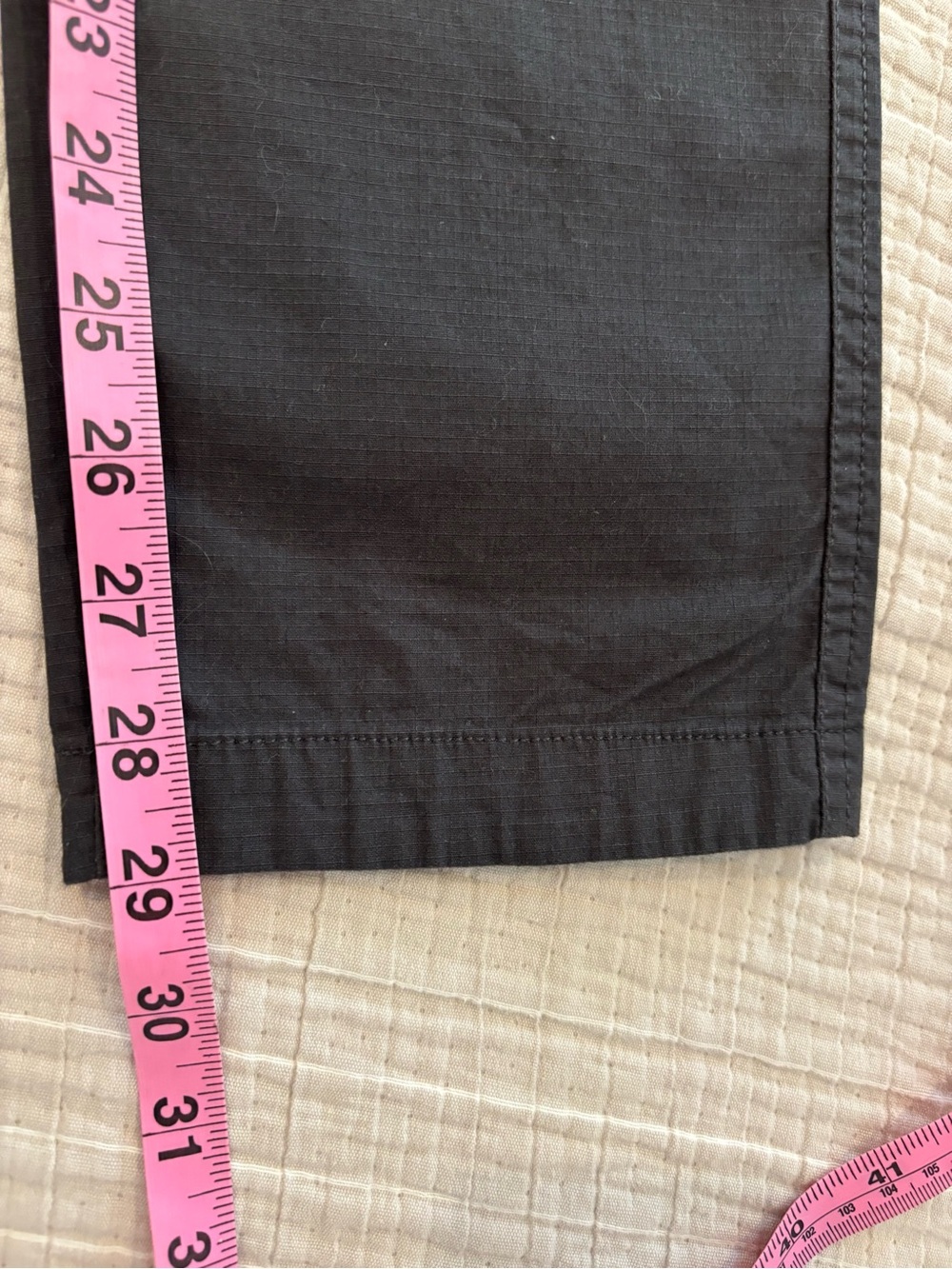 Vuori The Rise The Shine Ripstop Charcoal Gray Drawstring Climbing Pants XS - Picture 7 of 7